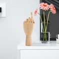thumbnail image 1 of LIFKOME Flexible Wooden Hand Model For Sketching Drawing Decor Articulated Jointed Hand Prop For Creative Imagination, 1 of 7