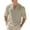 Khaki, variant on Men's Linen Shirts Plain Long Sleeve T-Shirts V Neck Lightweight Casual Basic Tees for Men