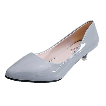 

iOPQO Women s casual shoes Heels High Women s Sandals Dancing Outdoor Fashion Leisure Breathable Shoes Women s Casual Shoes Shoes Low Heel Solid Color Grey 38
