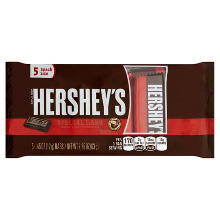 Fun Size Dark Chocolate Hershey Nutrition Fun Size Dark Chocolate Hershey Nutrition