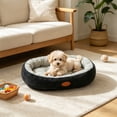 thumbnail image 4 of Oval Pet Beds for Indoor Cats Dogs, Washable Pet Bed with Slip-Resistant Bottom for Medium Large Dogs and Cats, 4 of 6
