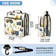 thumbnail image 3 of Woodland Equipment Printed Zipper Binder with Handle&Shoulder Strap 2 inch 3 Ring 500+300 Sheet Capacity File Folder Organizer, 3 of 8