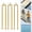 Gold, variant on ToppiJoy 3 Pack Stair Baluster with Adjustable Top Bracket, Interior Modern Baluster for Porch Deck Railing Steps (White)