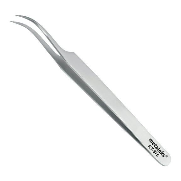12cm Eyelash Extension Tweezers Surgical Stainless Steel Matt Finish Light In Weight Free from Hand Fatigue.