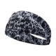 thumbnail image 4 of Diademas deportivas para hombres y mujeres (paquete de 5), banda para el sudor que absorbe la humedad, bandas elásticas anchas para el cabello, banda para el sudor de entrenamiento para homb, 4 of 5