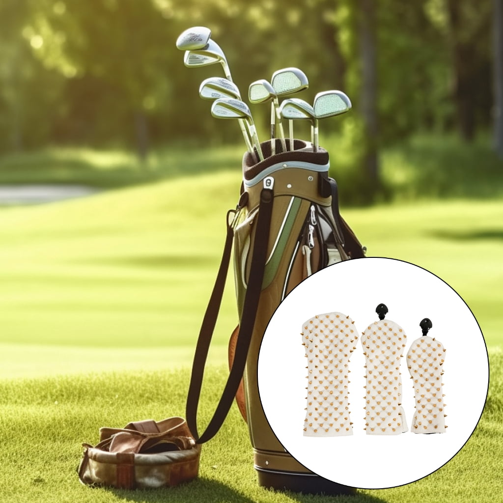 Jesscasday Golfs Club Cover Golfs Iron Headcover Golfs Club Head Cover Golfs Gifts for Men Women Golfs Driver Golfs Putter Cover