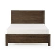Albany Solid Wood Queen Bed Frame with Headboard, Heavy Duty Modern