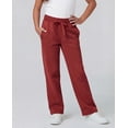 thumbnail image 2 of Real Essentials 3 Pack: Girls' Fleece Open Bottom Soft Athletic Performance Casual Sweatpants(Ages 7-16), 2 of 6