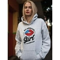 thumbnail image 2 of All American Girl W Kiss Hoodie Women -Image by Shutterstock, Female Large, 2 of 4