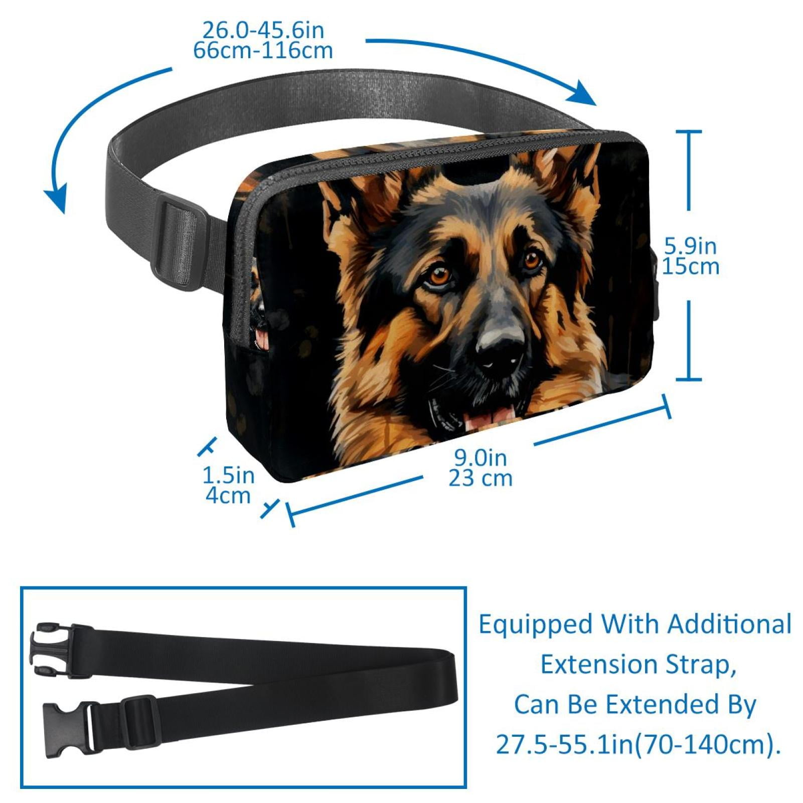 Sheepdog Lightweight Adjustable Waist Pack with Extension Strap for Unisex, Fanny Packs, Fanny Bag
