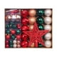 thumbnail image 1 of Adornos de bolas de Navidad Decoraciones para árboles de Navidad Adornos para árboles para festivales Rojo verde marrón, 1 of 9