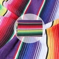 thumbnail image 3 of Portable Yoga Blanket Serape Blanket with Assorted Bright Colors * Brown, 3 of 5
