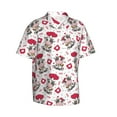 thumbnail image 2 of Haiem Caring Cow Printed Hawaiian Shirt for Men - Men’s Casual Beach Summer Shirts - Stretch Fabric with Modern Fit-X-Large, 2 of 9