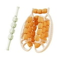 thumbnail image 3 of 29 ruedas Fascia muscular relajante relajante rodillo de masaje para el golf para las piernas del brazo del codo naranja, 3 of 8