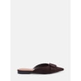thumbnail image 3 of Free Assembly Women's Faux Suede Buckle Mules, 3 of 7