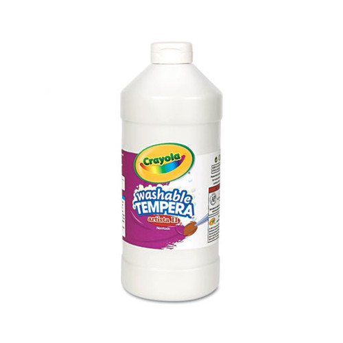 Crayola White Washable Tempera Paint, 32 Oz, Squeeze Bottle Walmart