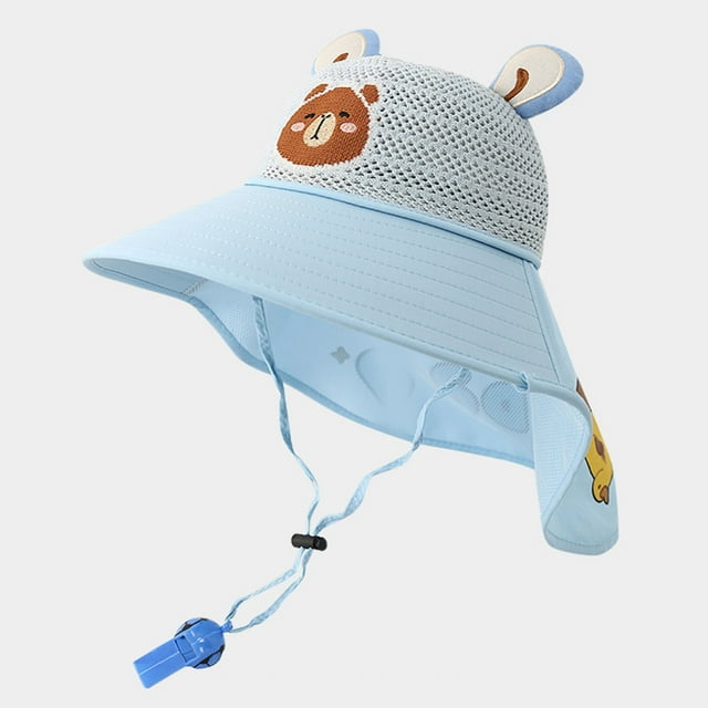 Kids Boy Sun Hat Adjustable Beach Hats Quick Dry Foldable Upf 50+ Uv Protection Baby Summer Hat Infant Hats One Size