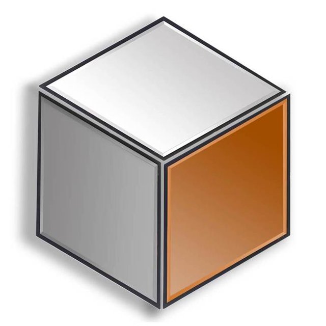 S/3 Miroirs Muraux Géométriques Sans Cadre