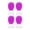 violet, variant on Serenable 4Pcs Cupping Cup Cupping Device Face Cupping Cup Set for Arm Muscle Shoulder violet
