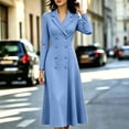 thumbnail image 6 of Gytharion Women's Double Breasted Blazer Dresses Lapel Collar A-Line Dresses Long Sleeve Classic Stylish Midi Dresses for Special Occasions, 6 of 6