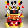 thumbnail image 4 of Fiesta de cumpleaños con dibujos animados de un lindo ratón de Cake Toppers EBWHOLE, 4 of 7