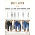 thumbnail image 5 of HOTAPEI Womens Bermuda Shorts Rolled Denim Shorts Mid Rise Short Jeans, 5 of 5