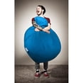 thumbnail image 2 of Easy Collection Contemporary Polyester Microfiber Upholstered Bean Bag Chair, Multiple Colors, 2 of 5