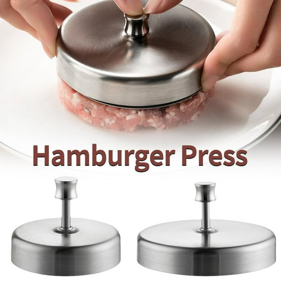 FurNest Non-stick Burger Press Hamburger Patty Maker Kitchen Mold Stainless Ma