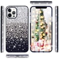 thumbnail image 6 of Compatible with iPhone 12 Pro Max Glitter Diamond Case Cute Bling Rhinestone Sparkle Shiny Crystal Bumper Luxury Case for Girls Women Protective Cover 3D Handmade Case 6.7 inch Black, 6 of 7