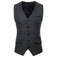 thumbnail image 1 of Mefallenssiah Veste d'Hiver pour Hommes Gilet Formel d'Hiver Costume de Smoking, 1 of 7