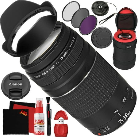 Canon Canon EF 75-300mm f/4-5.6 III Lens +Essential Accessory Kit