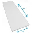 AK Trading Foam Sheet, Upholstery Foam, Home and Commercial (3" x 24" x