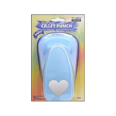 Heart Pouch - Uchida Lever Punch Super Jumbo Heart