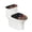 Dragonfly and Mushrooms, variant on HELLHERO Toilet Top Cover for Elastic Edge Polyester Stretch Dust-Proof Easy to Install Elastic Bottom Washable Keep Dust Stain, Tiger Stripe Pattern