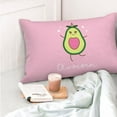thumbnail image 6 of Disketp Pillow Covers Cute Avocado Pattern Throw Pillow Case Cushion Covers,Cushion For Bedroom,Couch,Home (Pillow core not included)-14"X20", 6 of 9
