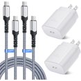 thumbnail image 2 of MHSIOAP-USB C Charger Block, 25W Super Fast Charger Type C Charging Block with 10FT USB C Cable for Samsung Galaxy S23 S24 Ultra S23+ S22 S21Plus S20FE Note 20 A52 A53 A54-White, 2 of 3