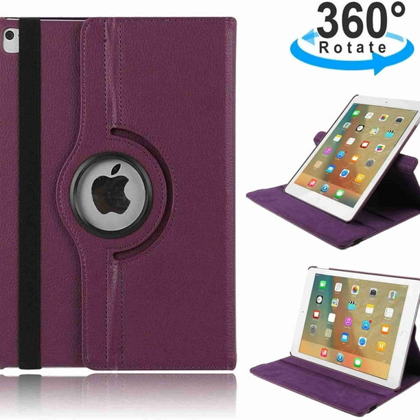 iPad Pro 12.9 2020 Generation Case, Dteck 360 Degree Rotating PU Leather Multi-Angle Stand Protective Folio Cover Case for iPad Pro 12.9 2020 4th Generation Case Purple Walmart.com