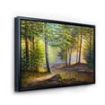 thumbnail image 3 of Designart 'Sunrise Glow Through The Awakening Fir Forest' Traditional Framed Canvas Wall Art Print, 3 of 5