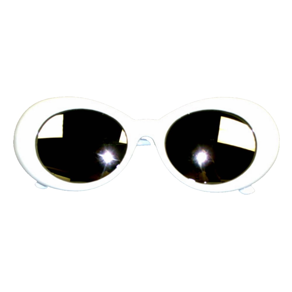 STONE Retro Sunglasses UV400 Glossy Black frame Smoke Lenses R12 