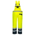 thumbnail image 2 of Portwest S488 Men's Hi Vis Bib and Brace Work Overalls - Waterproof Breathable Contrast Rain Dungarees Yellow/Navy, Large, 2 of 6