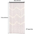 thumbnail image 4 of Wuzstar Wood Bead Curtain,Doorway Window Curtains Door String Curtains Chinese Classical, 4 of 8