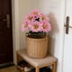 thumbnail image 5 of Tallos de Peonía Artificiales 6 Cabezas Flores Falsas en Paquete de 2, Arreglos Florales de Seda y Plástico para Florero, Hogar, Boda, Decoración de Mesa, Centro de Mesa, Rosa, Blanco, Amarillo, 5 of 6