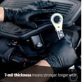 thumbnail image 3 of Lion Grip Nitrile Gloves - Black Tread Texture - 7mil - 1 Box (100 Gloves), 3 of 3