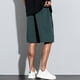 thumbnail image 3 of Pantalones cortos cargo informales de cintura media para hombre: poliéster liso, cordón, corte holgado, pantalones de baloncesto y fitness, para todas las estaciones, tallas M-XXXXL., 3 of 4
