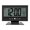 Black, variant on YAHHU LCD Digital Sound Sensor Table Desk Alarm Clock with Calendar and Temp Display, Black, 5.71 x 4.41 inches