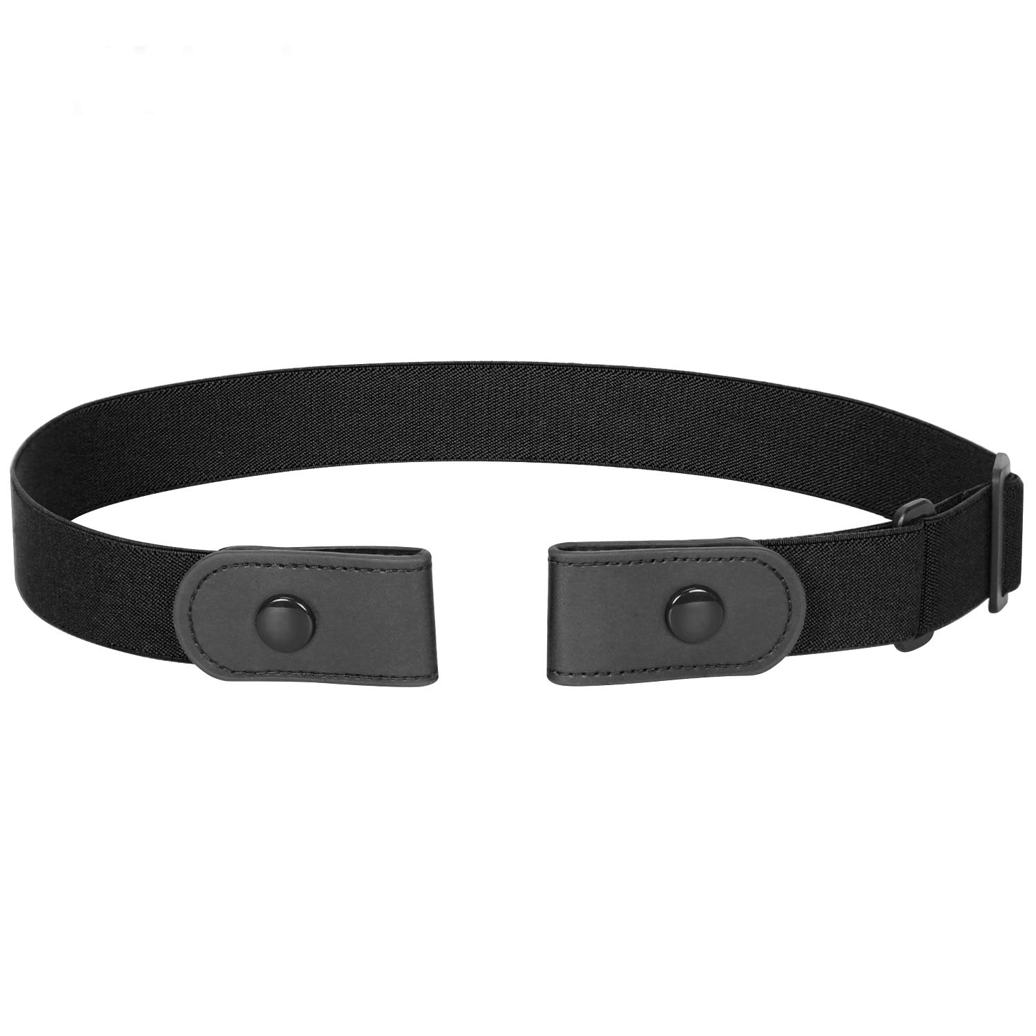 No Buckle Invisible Stretch Belt BuckleFree Elastic Belt for Women and Men for Jeans Pants,A