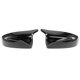 thumbnail image 1 of 2pcs Side Wing Rearview for BMW X5 E70 X6 E71 Glossy Black, 1 of 5