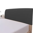thumbnail image 1 of Funda para cabecero de cama, cómoda, tamaño king, resistente al polvo, color gris, 1 of 7