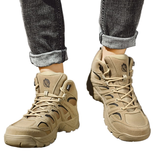 Zapatos Montañismo para Hombre Botas Senderismo Antideslizantes Impermeables Deportivos Al Aire Libre