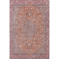 thumbnail image 2 of Addison Rugs Mayfield Premium Machine Washable Traditional Global Orange Rectangle Rug, 2'6" X 3'10" Machine Washable Traditional Global Orange Oversized Sherpa Throw Blanket, 2 of 7